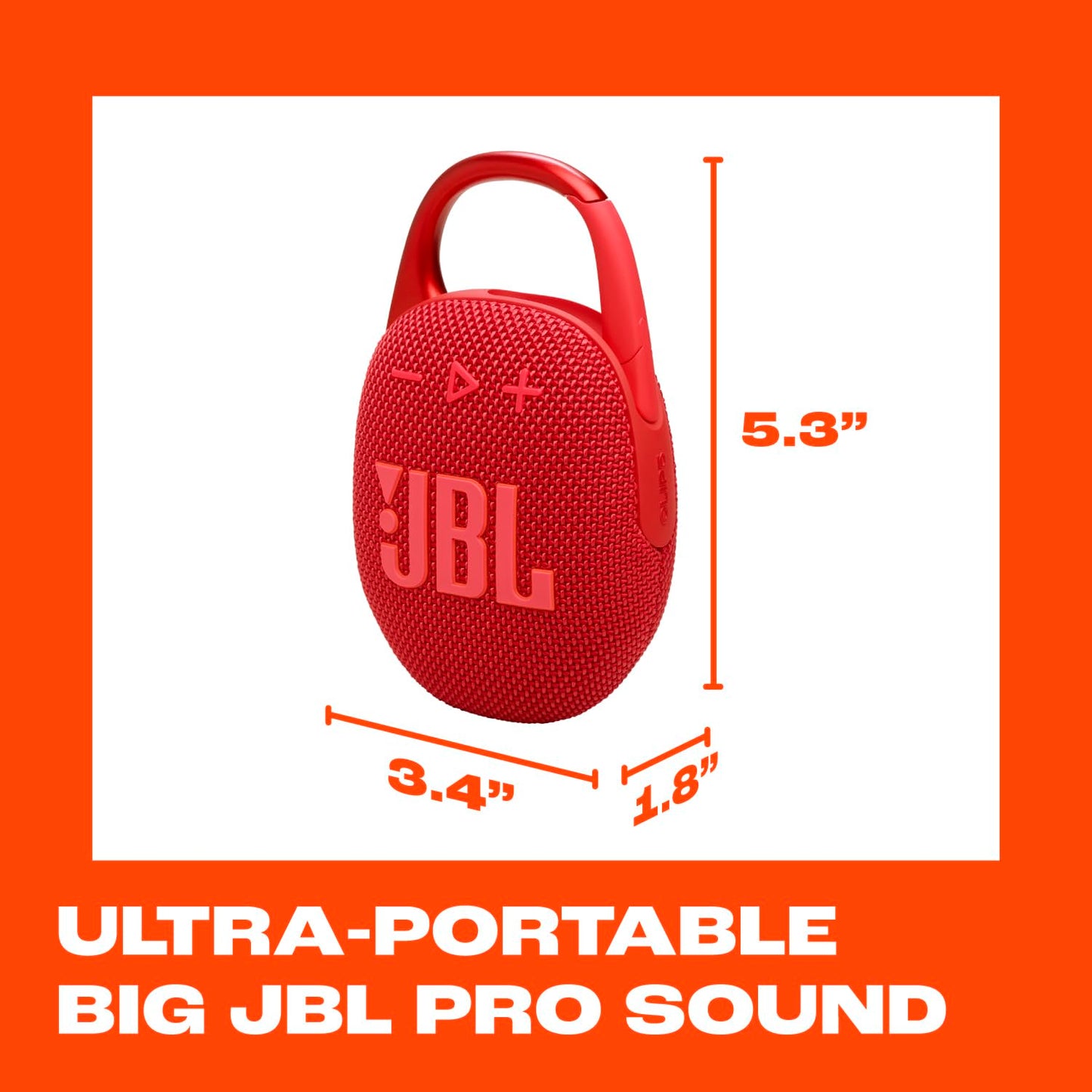 JBL Bocina Clip 5 Roja