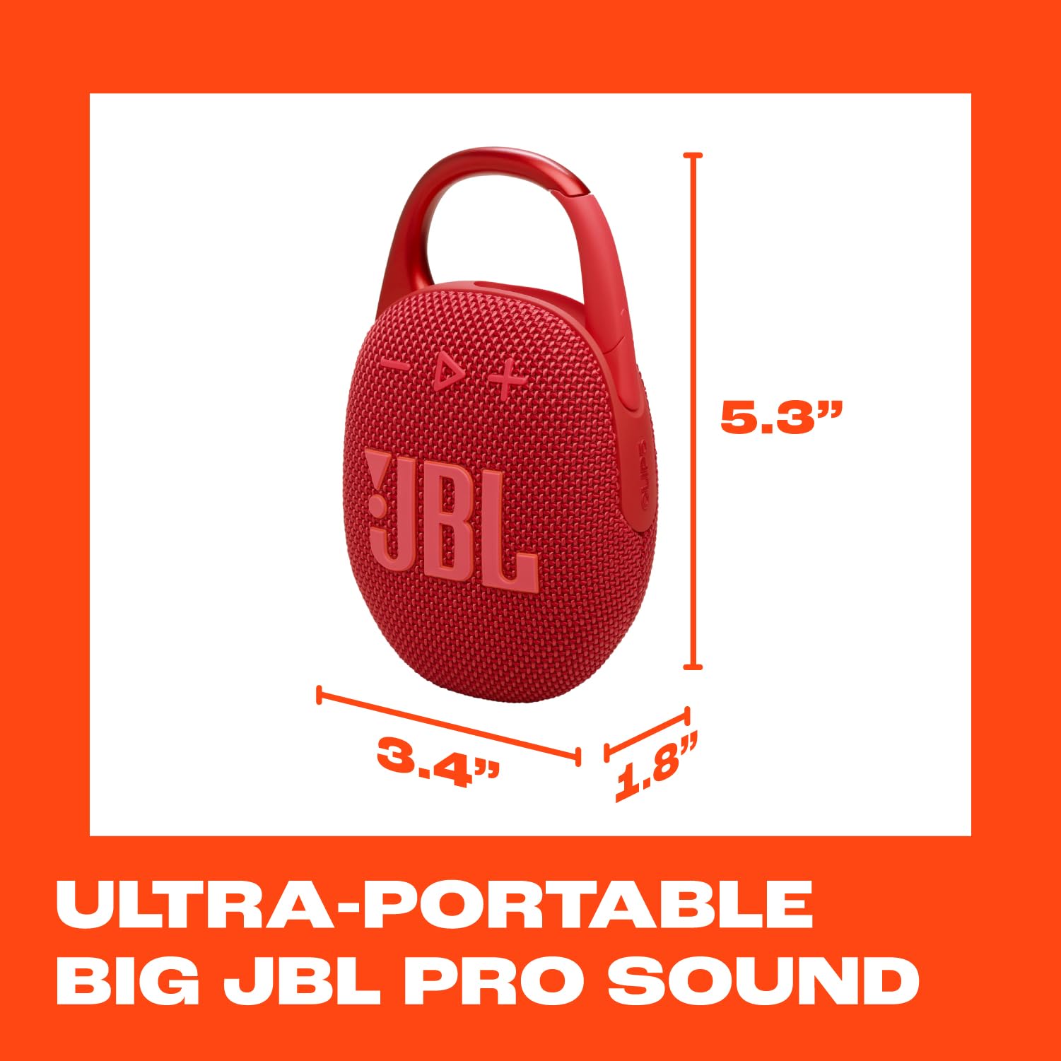 JBL Bocina Clip 5 Roja