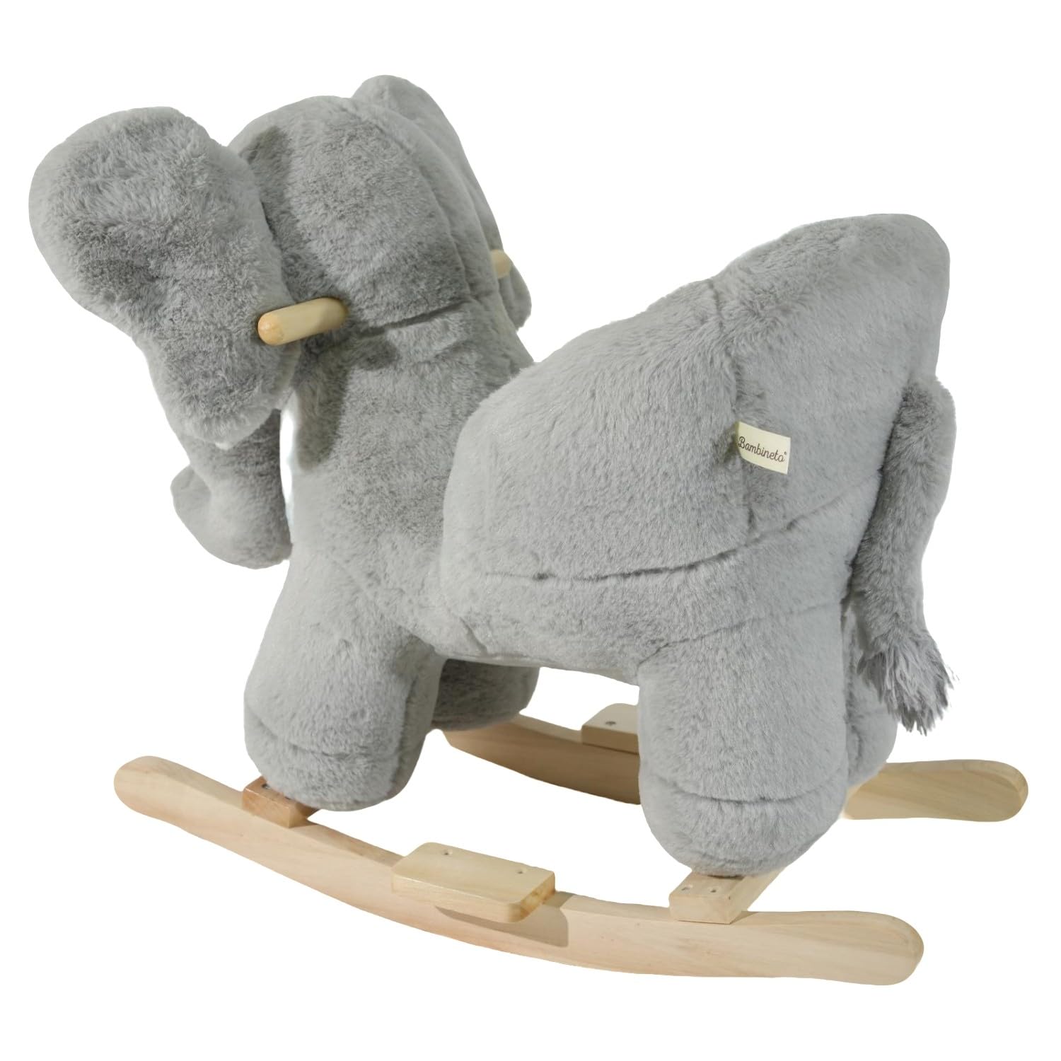 BAMBINETO Mecedora para Bebe Elefante de Peluche