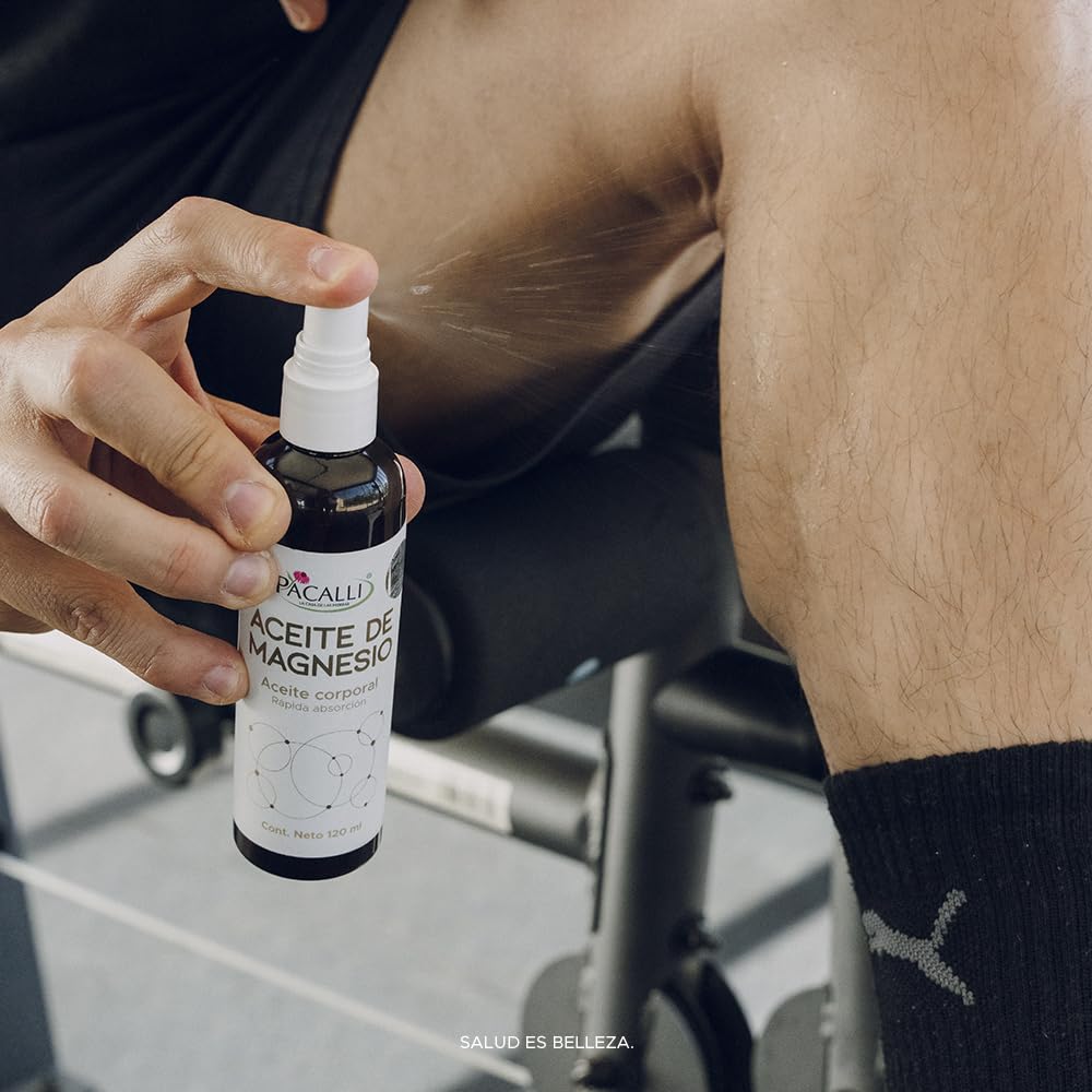 Aceite de Magnesio Orgánico: Alivio Muscular Premium y Recuperación de Calidad.