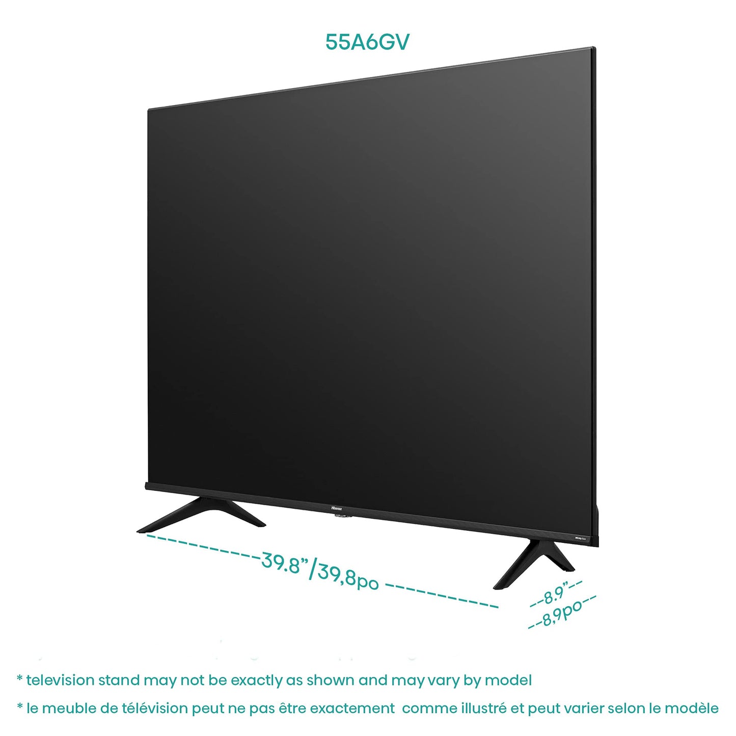 Hisense Pantalla 55" 4K UHD Smart TV 55A6GV 2021