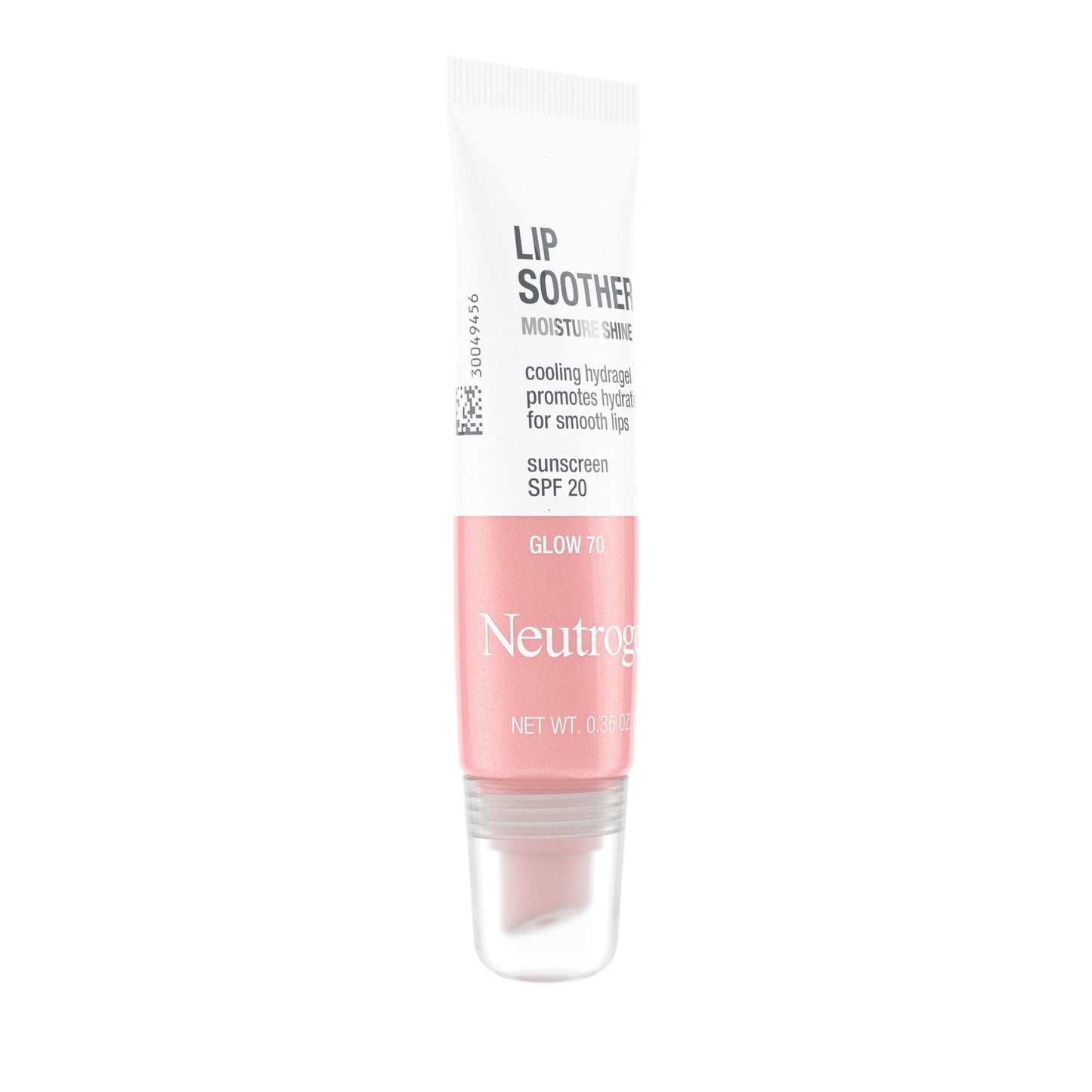 Neutrogena Moistureshine Lip Soother Gloss, Spf 20, Glow 70.35 Oz. - (Pack of 2)