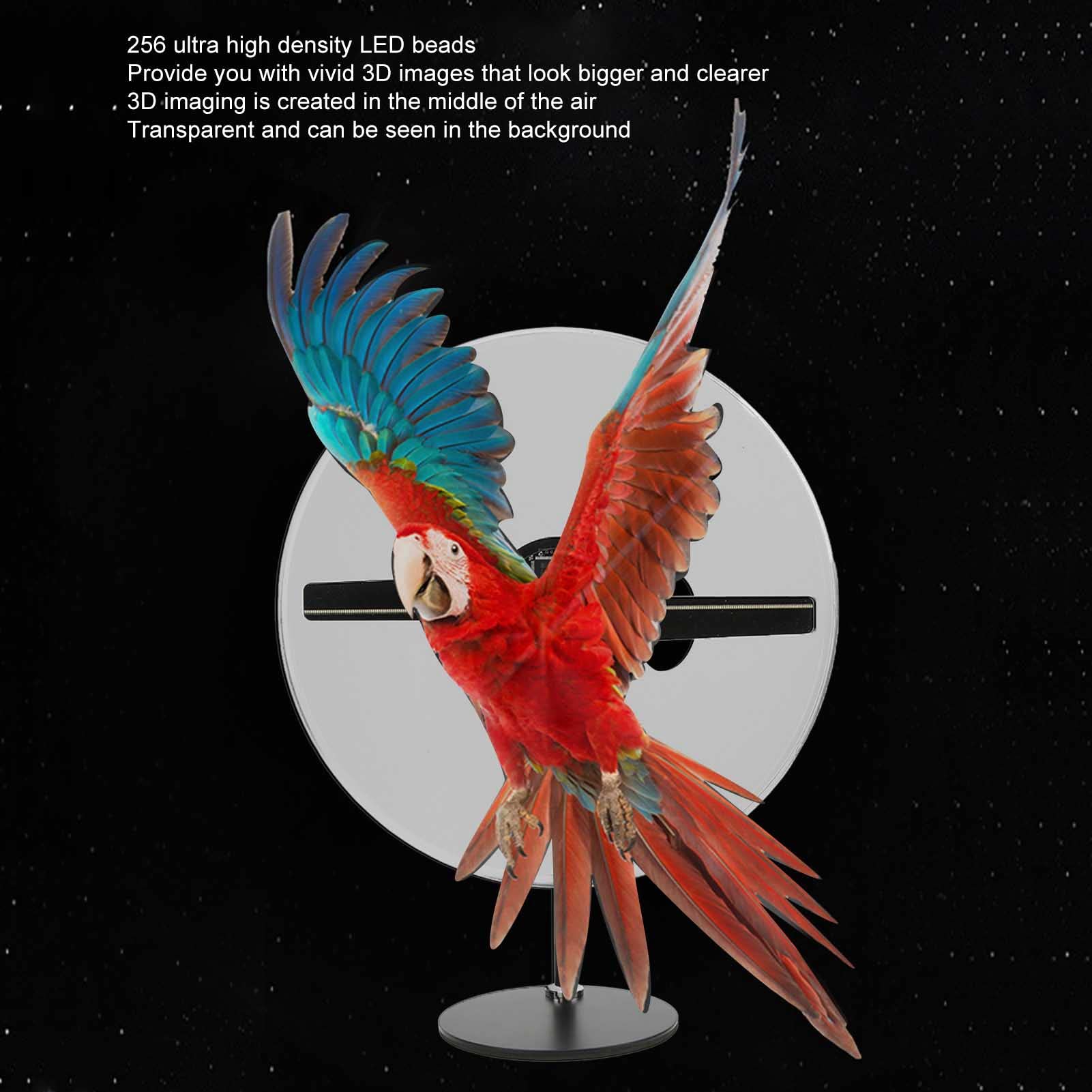 Fan de Exhibición de Holograma Pssopp 3D 256x1024 para Escritorio enchufe EE. UU.