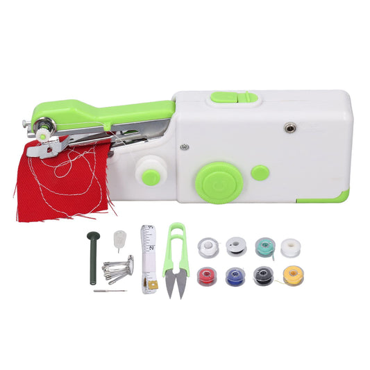 Máquina De Coser Portátil,Máquina de Coser de Mano Singer para Etiquetas de Ropa,Dispositivo Portátil para Principiantes de Menos de 15 Dólares,Recargable por USB,Mini Cosedora de Alcantarillado del