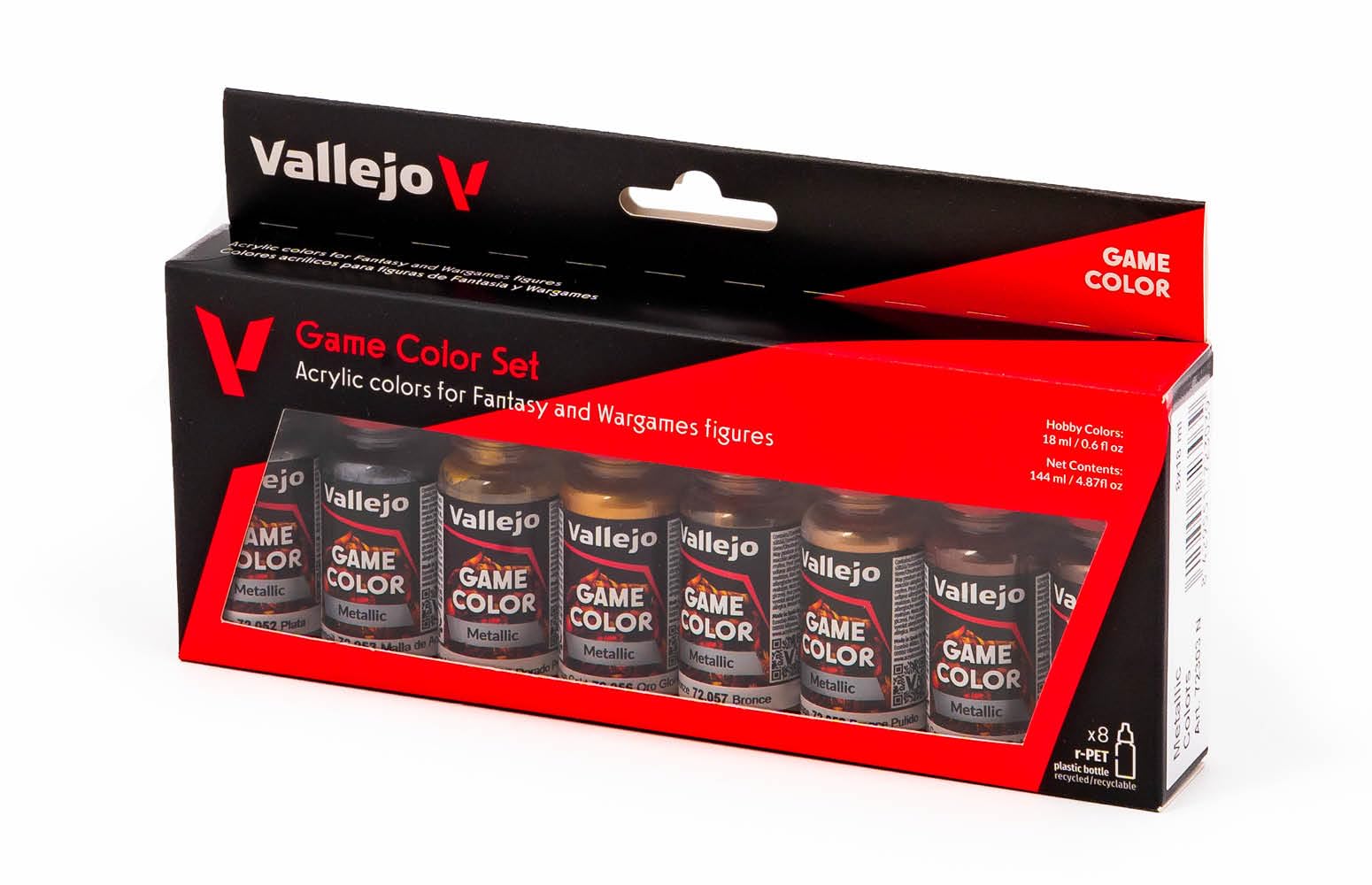 Vallejo Metallic Game Color Set (8 Colors)
