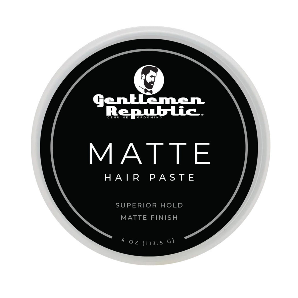 Gentlemen Republic Matte Grooming Paste Genuine Grooming for Men - 4 oz