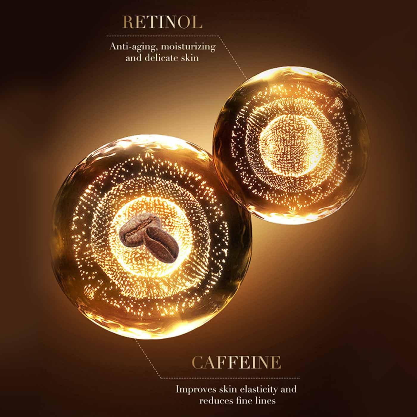 Crema Antiarrugas con Retinol y Cafeína: Hidratante y Nutritiva para Reducir Líneas Finas, Aumentar la Hidratación y Mejorar la Piel. ¡Cuidado Profesional para una Piel Radiante!