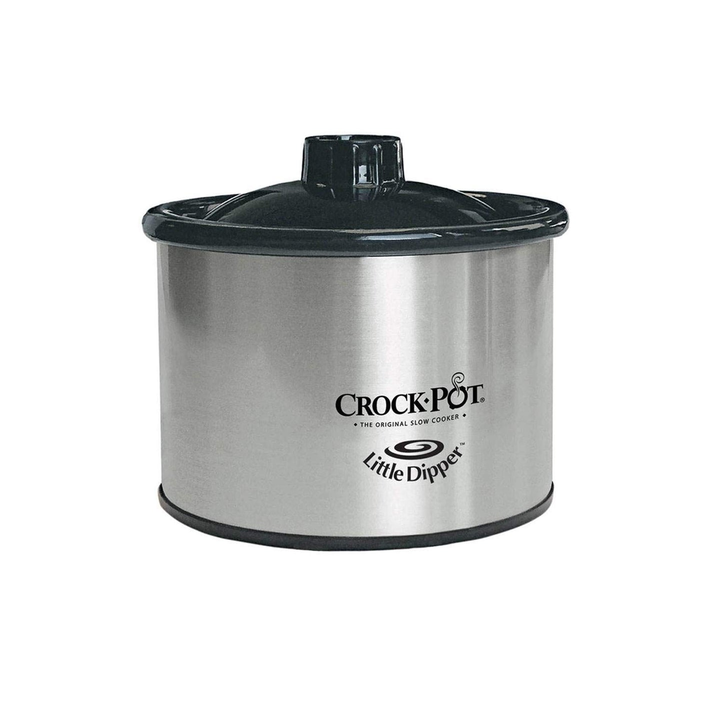 Crockpot - Olla de cocción lenta grande de 8 cuartos con mini calentador de alimentos de 16 onzas, acero inoxidable
