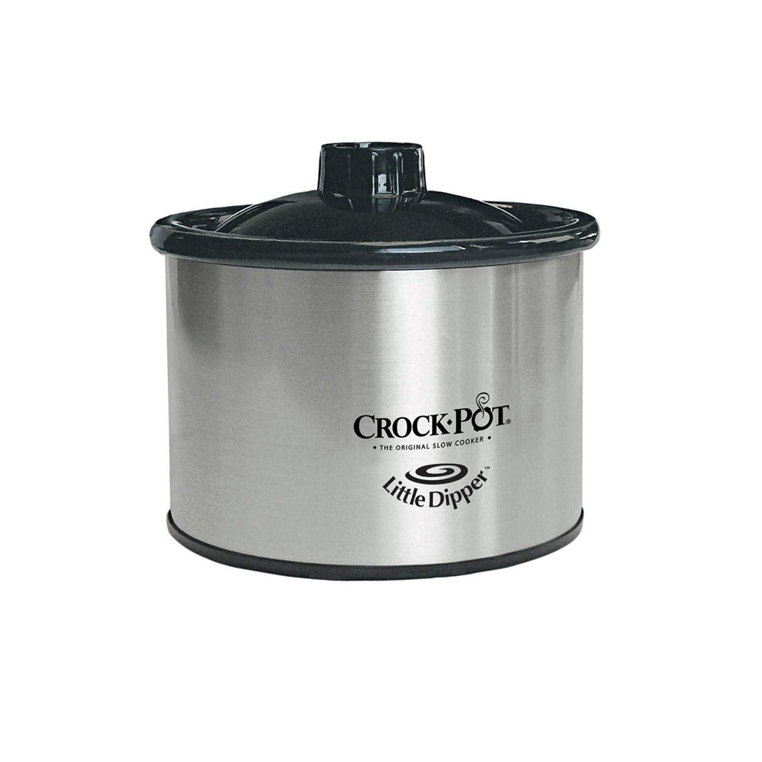 Crockpot - Olla de cocción lenta grande de 8 cuartos con mini calentador de alimentos de 16 onzas, acero inoxidable