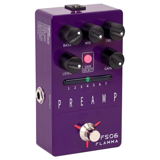 Pedal de Guitarra FLAMMA FS06 Estéreo de Modulación Múltiple con Efectos Almacenables