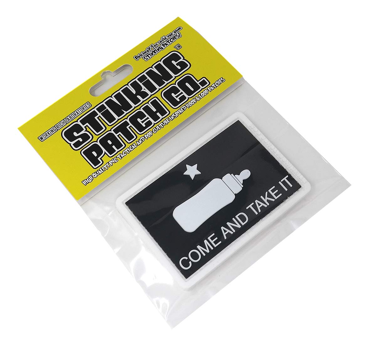 Come and Take It - Bolsa de pañales para biberones de PVC, parche táctico divertido