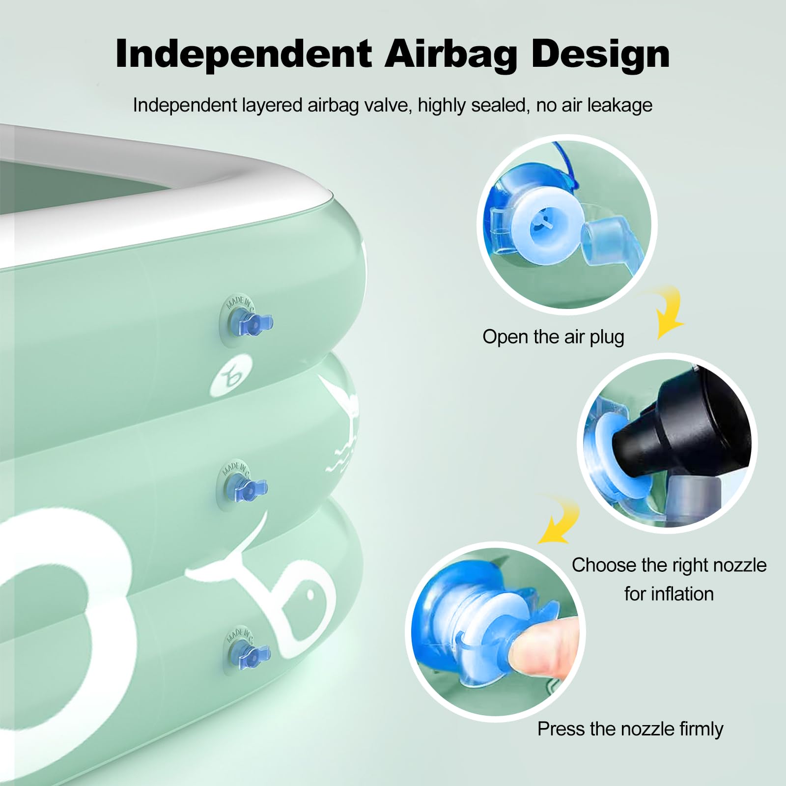 Piscina Hinchable Ergocar Azul con Tobogán Incorporado para Niños y Adultos