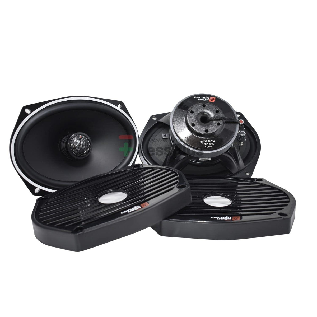 Altavoces Coaxiales Cerwin-Vega ST69CX Negro 250W MAX 125W RMS Marinos