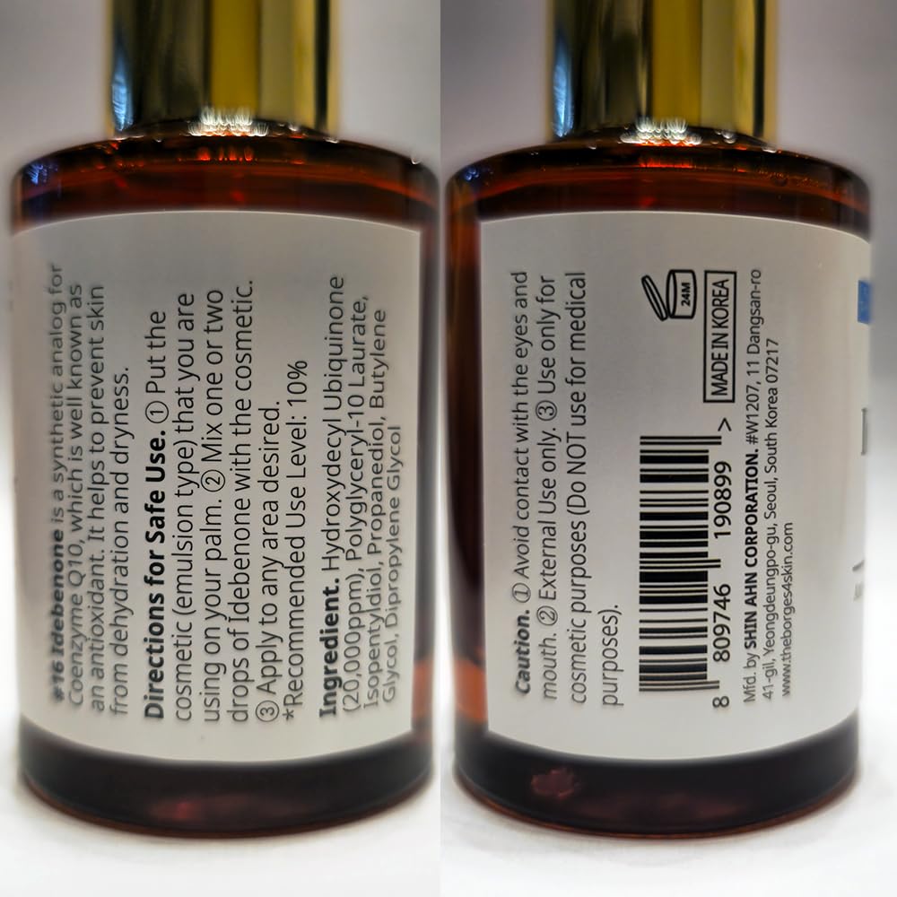 FOREST OF THE BORGES'S Suero De Idebenona 1 Onza Líquida/30 Ml/Coenzima Q10 Sintética