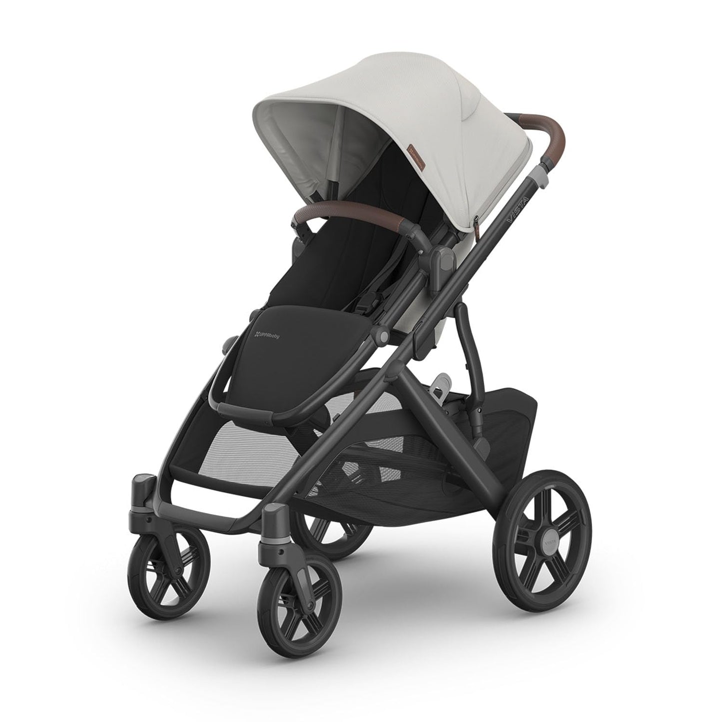 Cochecito Modular UPPAbaby Vista V3 Negro con Protectores y Bolsa de Almacenamiento para Niños y Bebés