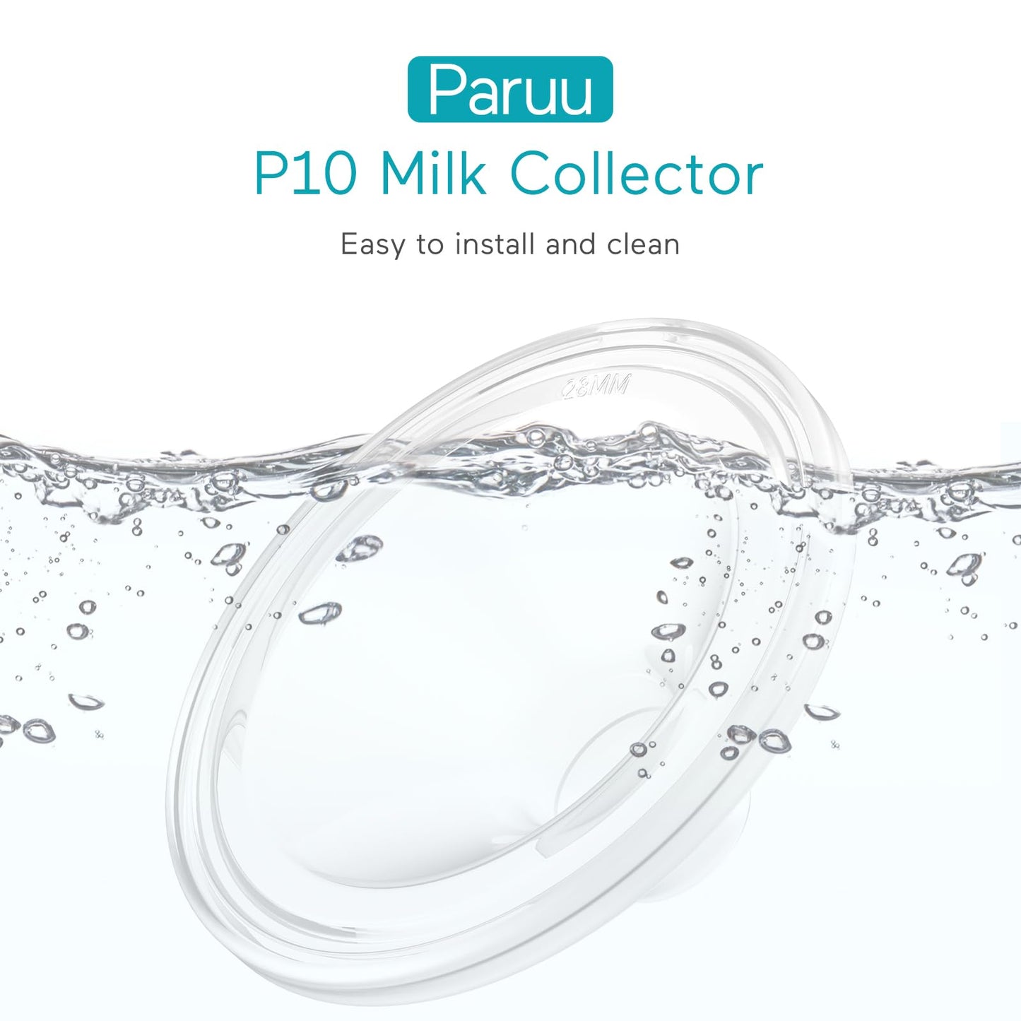 Paruu P10 Protector de Brida de 28mm, Piezas Originales para Sacaleches, Accesorios de Reemplazo para Sacaleches Portátil, 1 Paquete