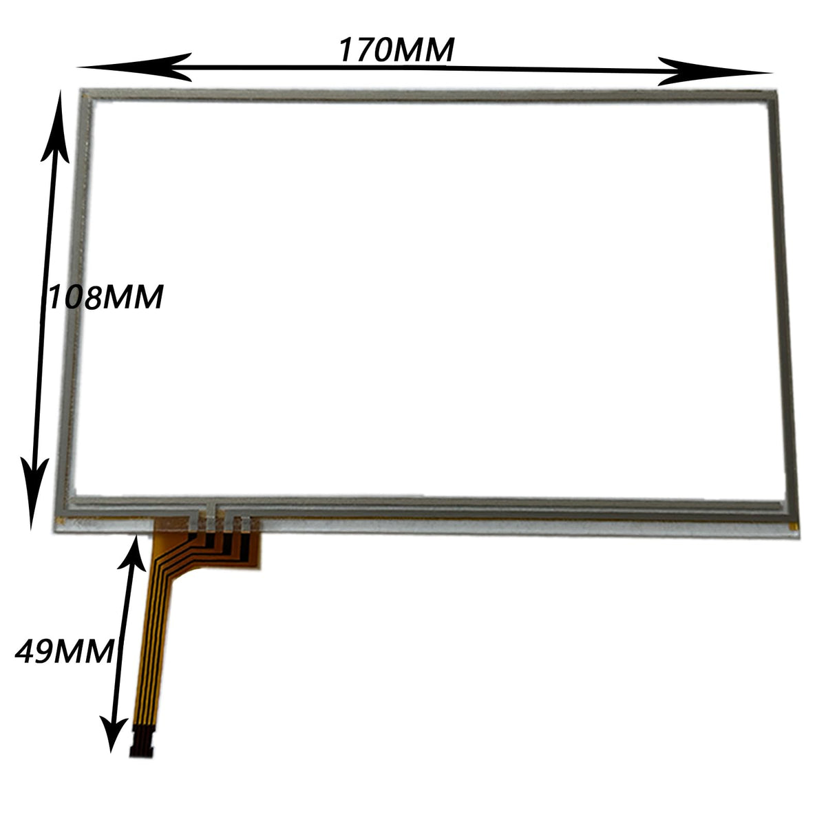 Digitalizador de Visualización Táctil Micarun LCD 7 Pulgadas Compatible con Toyota Prius 2004-2009