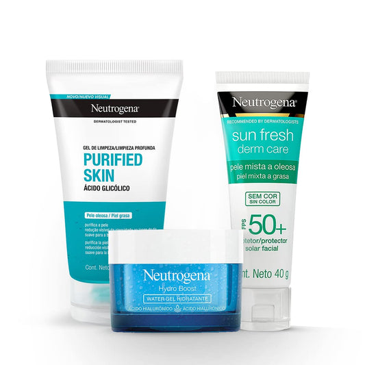 Kit Rutina Neutrogena Pieles Mixtas a Grasas