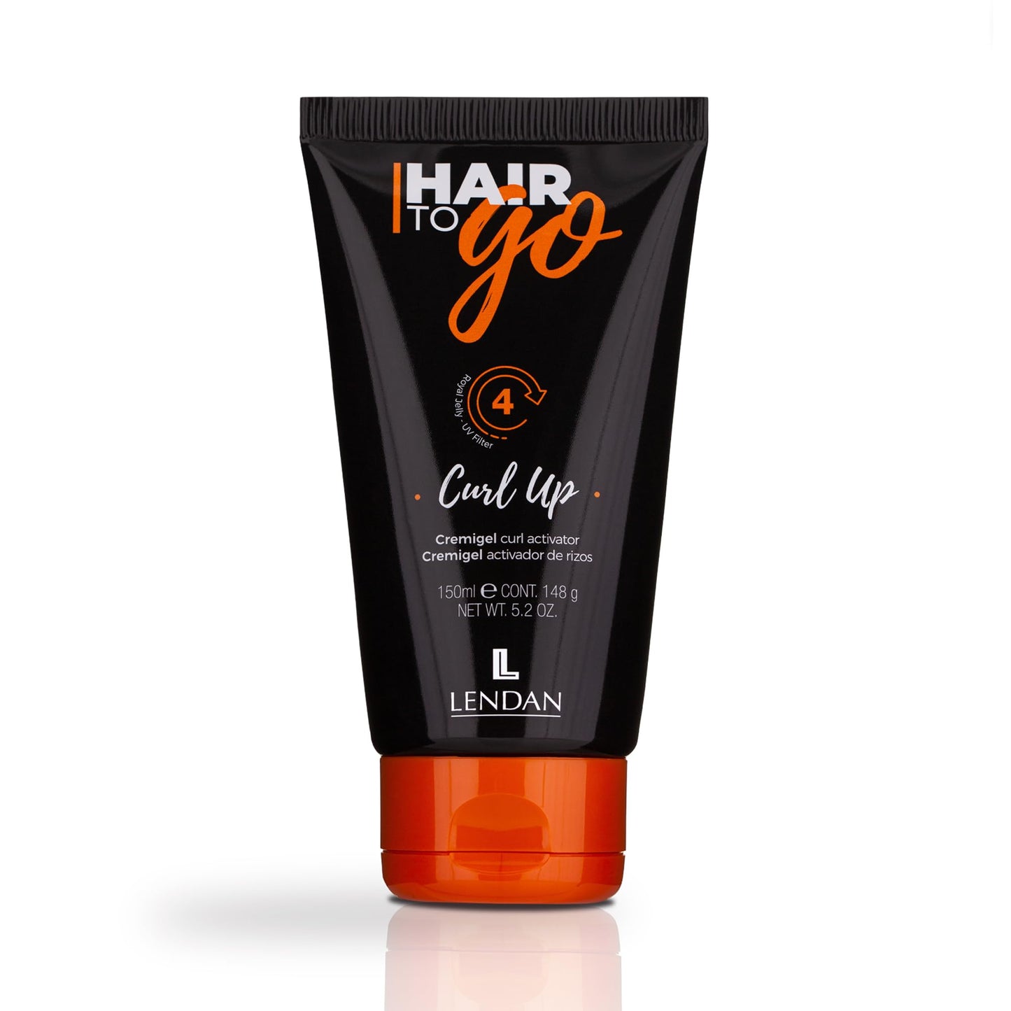 Lendan - Activador de Rizos - Curl Up Curls - 150 Ml - Con Miel y Jalea Real - Rizos Naturales e Hidratados - Controla la Humedad y el Frizz - Protege el Color del Cabello