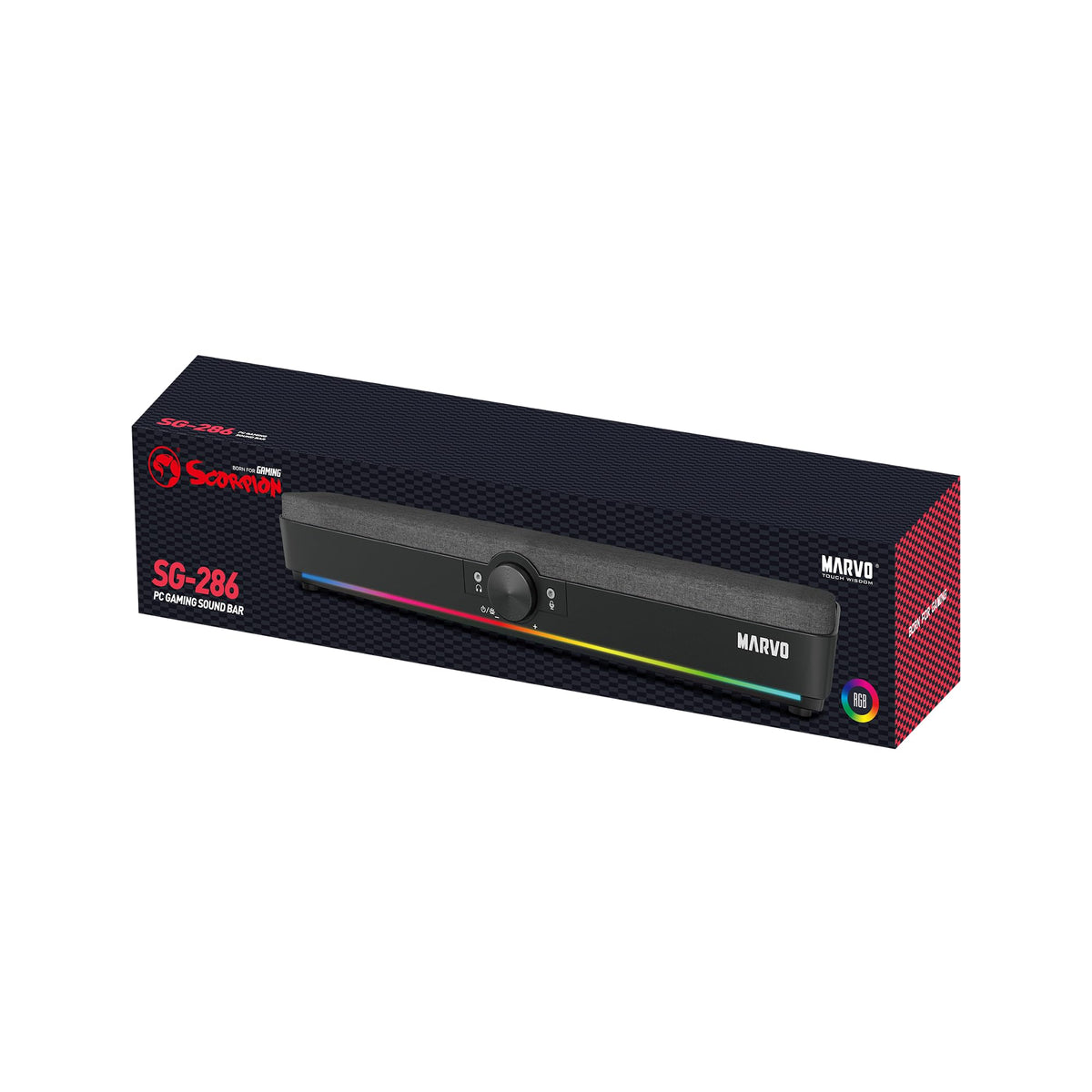 Barra de Sonido Gaming MARVO RGB SG-286 2X Driver 2''