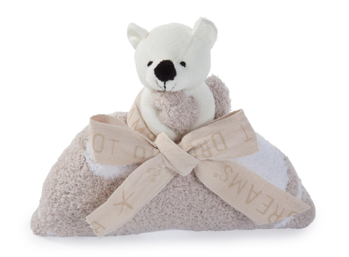 (One Size, Stone) - Barefoot Dreams 'Dream Buddie' Blanket (Infant) Stone/ White Circle One Size
