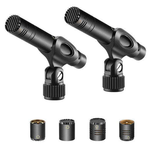 Micrófono Condensador Lápiz NEEWER Negro Cápsulas Intercambiables para Instrumentos Acústicos