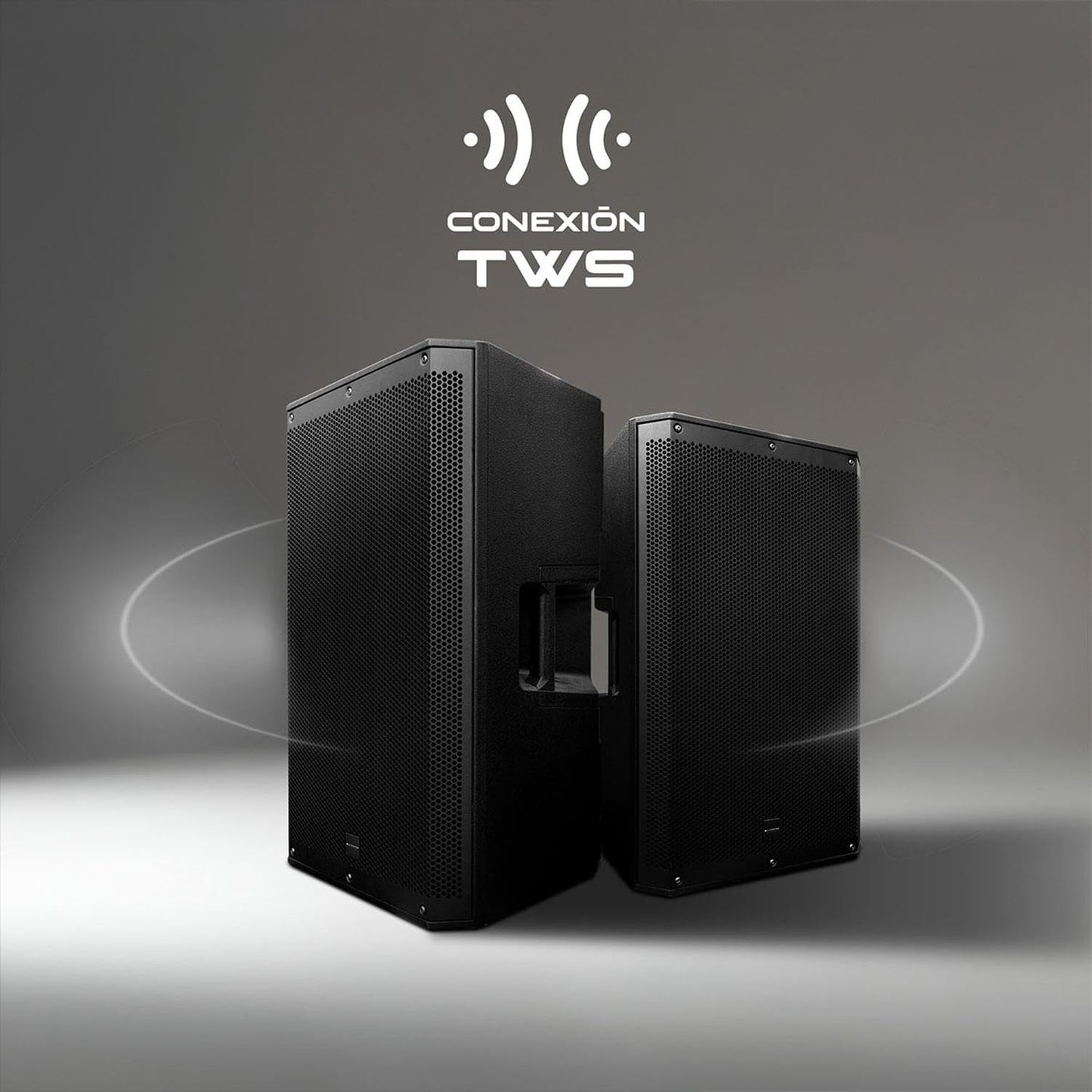 ALIENPRO Omega Advanced Bocina Activa Profesional 700W RMS 15” con DSP Digital, Bluetooth 5.0 TWS, USB, Entradas AUX/RCA/XLR y Salida XLR, Bafle Amplificado para DJ y Eventos