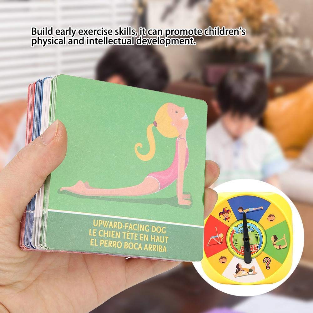 Tarjetas Interactivas de Yoga para Niños Educación Temprana relación Cercana