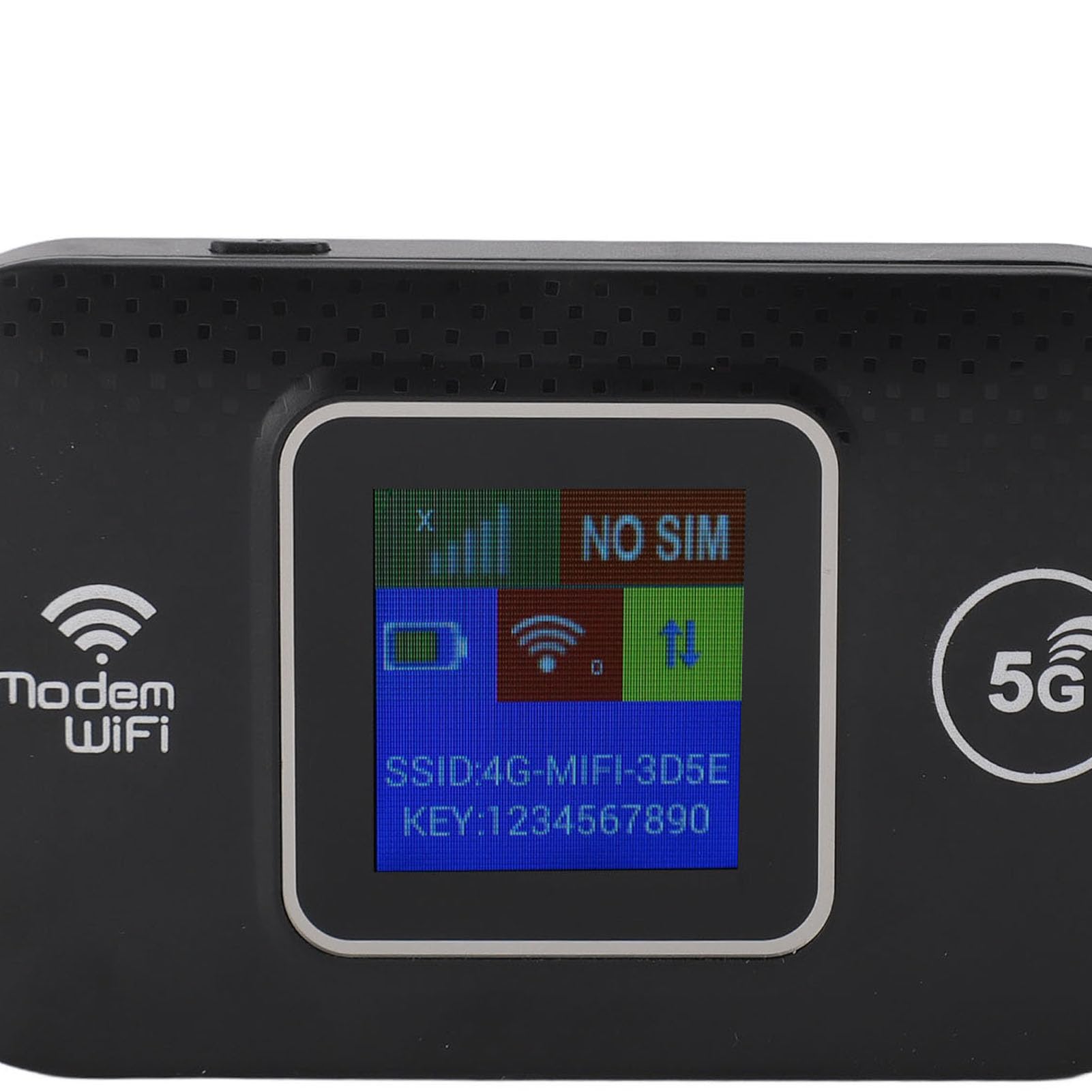 Enrutador WiFi Portátil 4G LTE Alta Velocidad 300Mbps Blanco Alimentado por USB para hasta 10 Usuarios Europa