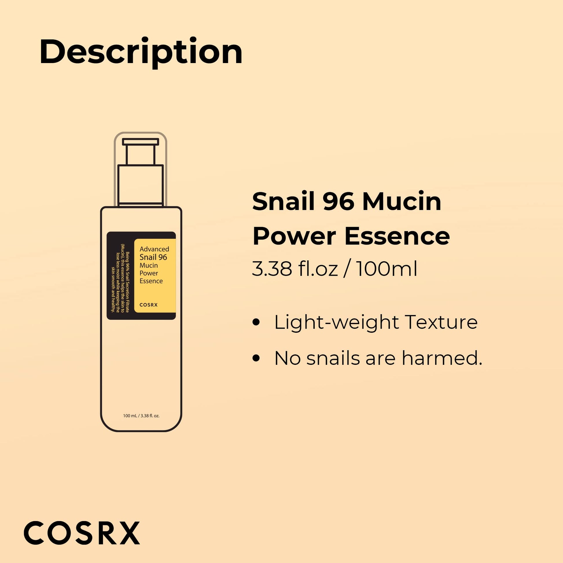 Cosrx Advanced Snail 96 Mucin Power Essence 100 Ml