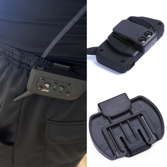 Clips para Cinturón GaiRen FBIM V4 V6 con Conector Redondo de 3,5 mm para Integración de Auriculares en Casco de Motocicleta