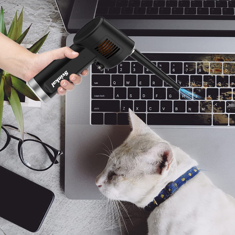 Plumero de Aire Svinkal Inalámbrico Recargable para Limpieza de Teclado y Cámara