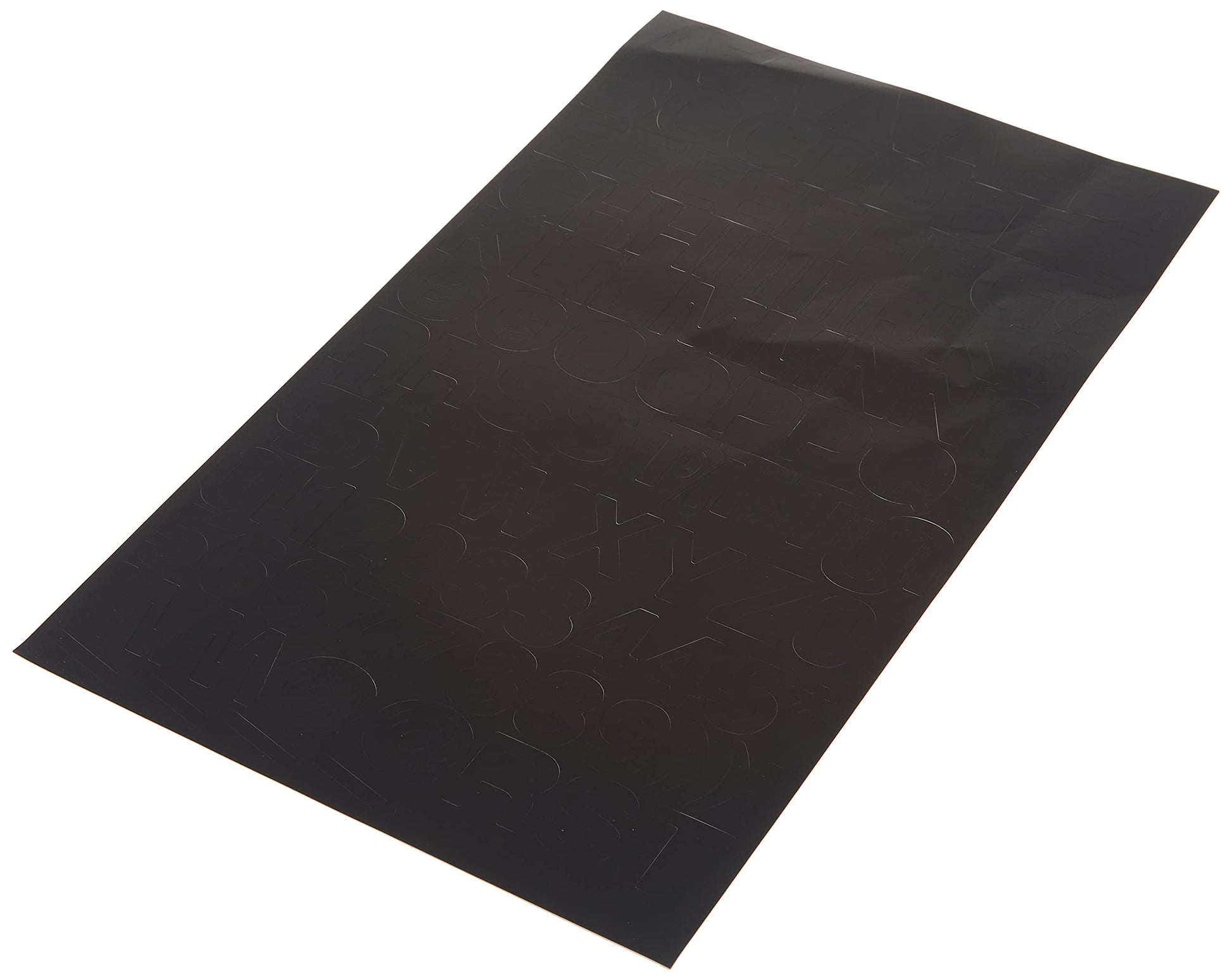 Letras y números de vinilo autoadhesivos, Letras y números, Negro
