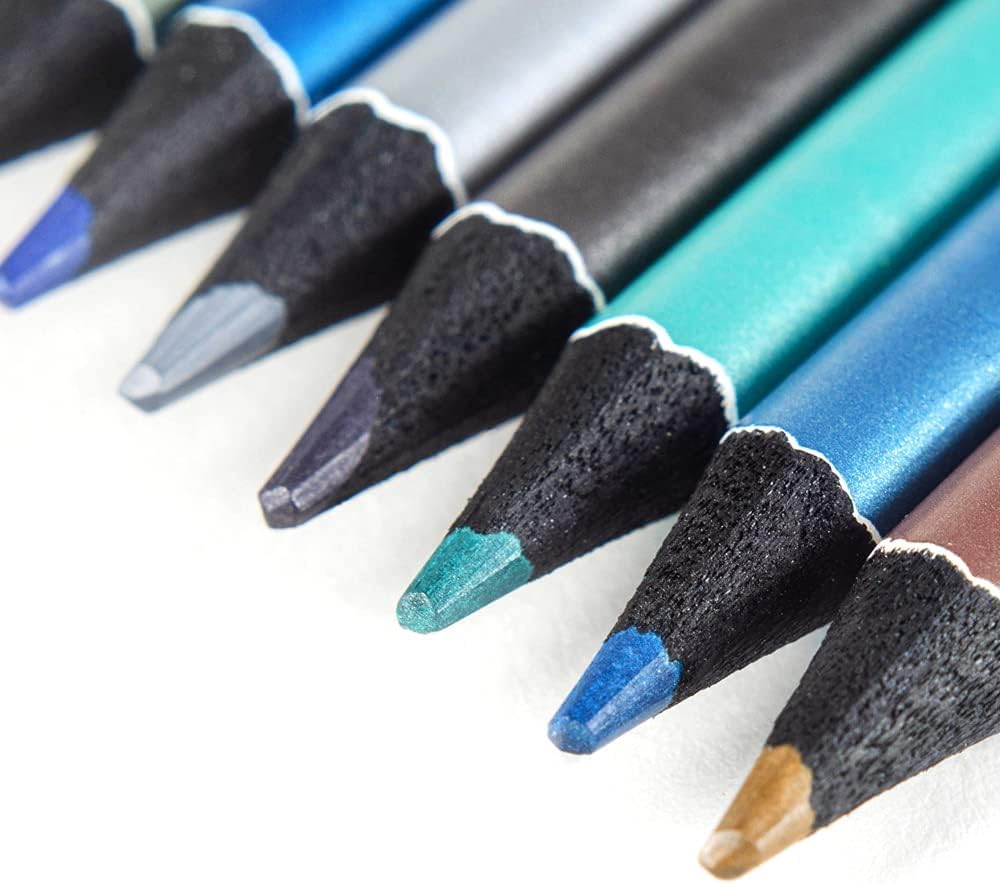 Lapices De Colores Metálicos Pelikan Con 12 Piezas