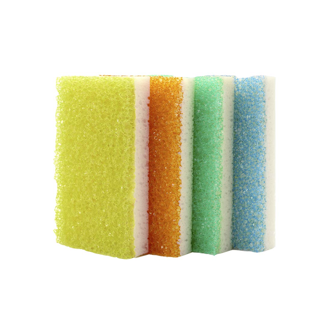 Scrub Daddy Modelo Sponge Daddy Fibra+Esponja 3 Paquetes de 4 Esponjas c/u