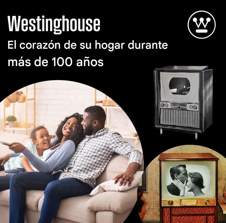 Westinghouse Televisor Inteligente Roku Full HD 1080p de 40″ Pulgadas con Wi-Fi Compatible con Amazon Alexa, Google Assistant y Apple HomeKit. - WR40FE2520