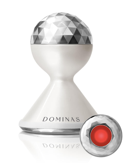 DOMINAS GALVANIC RED LED BOOSTER - Facial Toning Device for Deep Absorption, Premium Korean Skincare. Enhance Skin Elasticity & Texture, Pair with Serums & Sheet Masks.