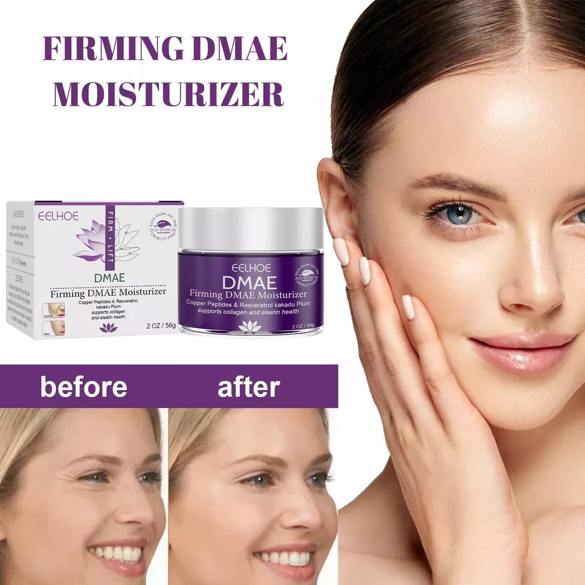 Naturals Hyaluronic Lift Crema para la piel firme, humectante facial con antienvejecimiento, hidratante, ayuda a reducir las líneas finas y las arrugas