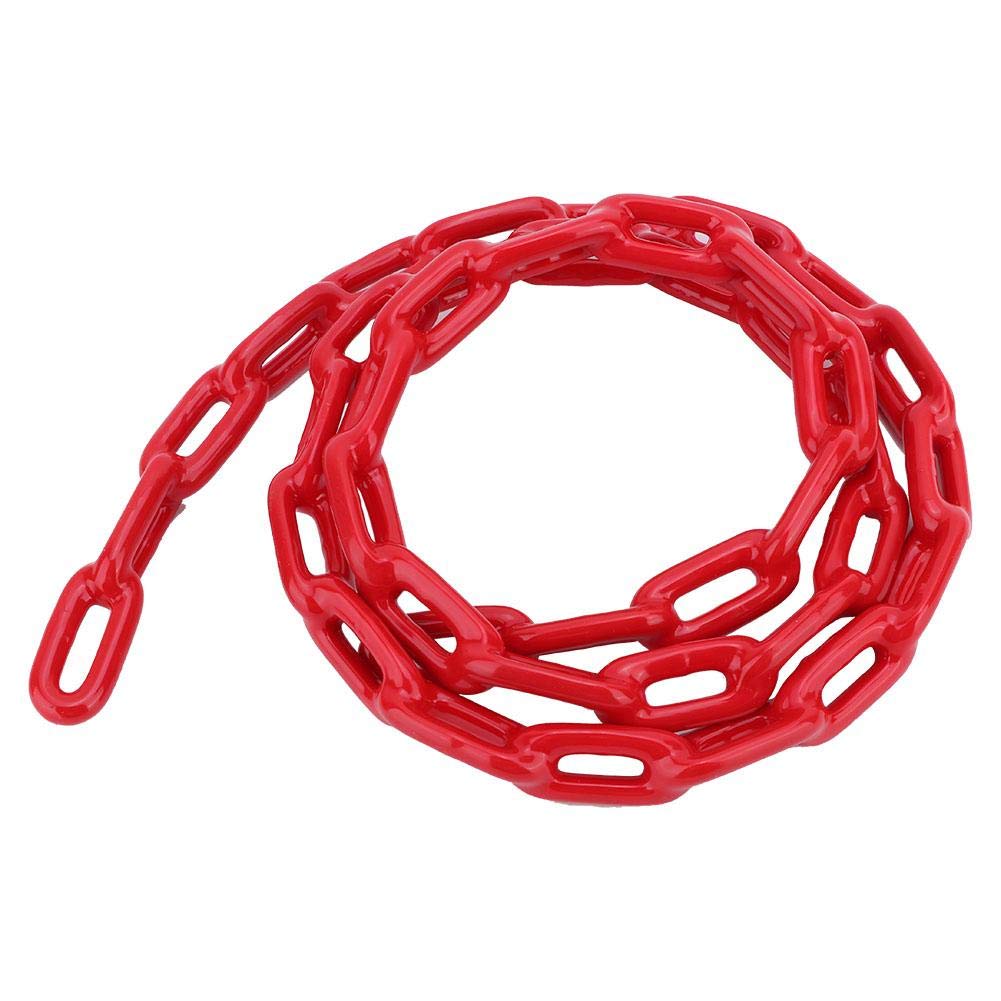 Alomejor Cadenas oscilantes Hierro Recubierto Cadena oscilante Cuerda Marco de Escalada Patio de la Yarda Cadena de eslabones oscilantes 1.5 M para Accesorio de Asiento Giratorio(26 * 22 * 3cm-Rojo)