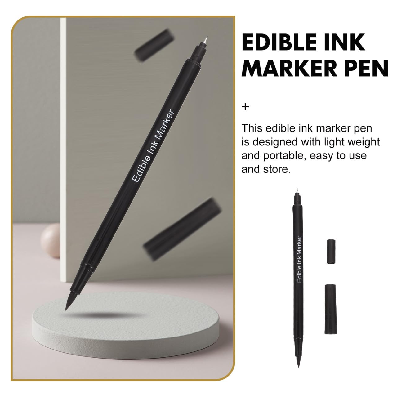 Pluma Kitchen Pen Finante de Plástico para Dibujo en Casa
