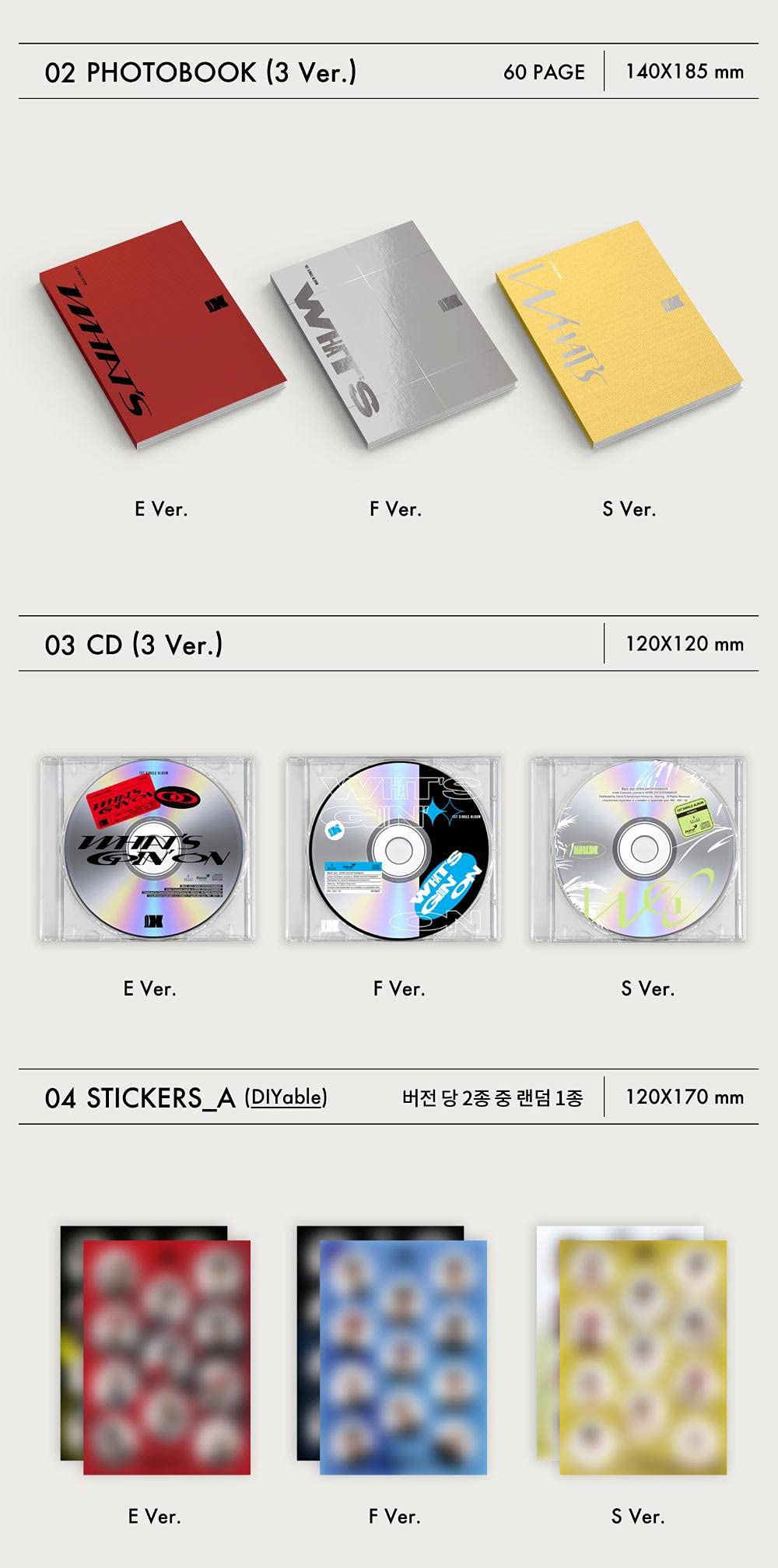 OMEGA X - WHAT'S GOIN' ON (1er álbum único) Álbum (E+F+S ver. JUEGO: