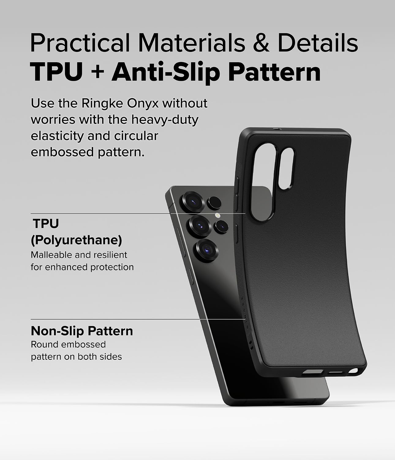 Funda Samsung Galaxy S25 Ultra Ringke Onyx Negro Magnético Antihuellas Antideslizante Compatible con MagSafe