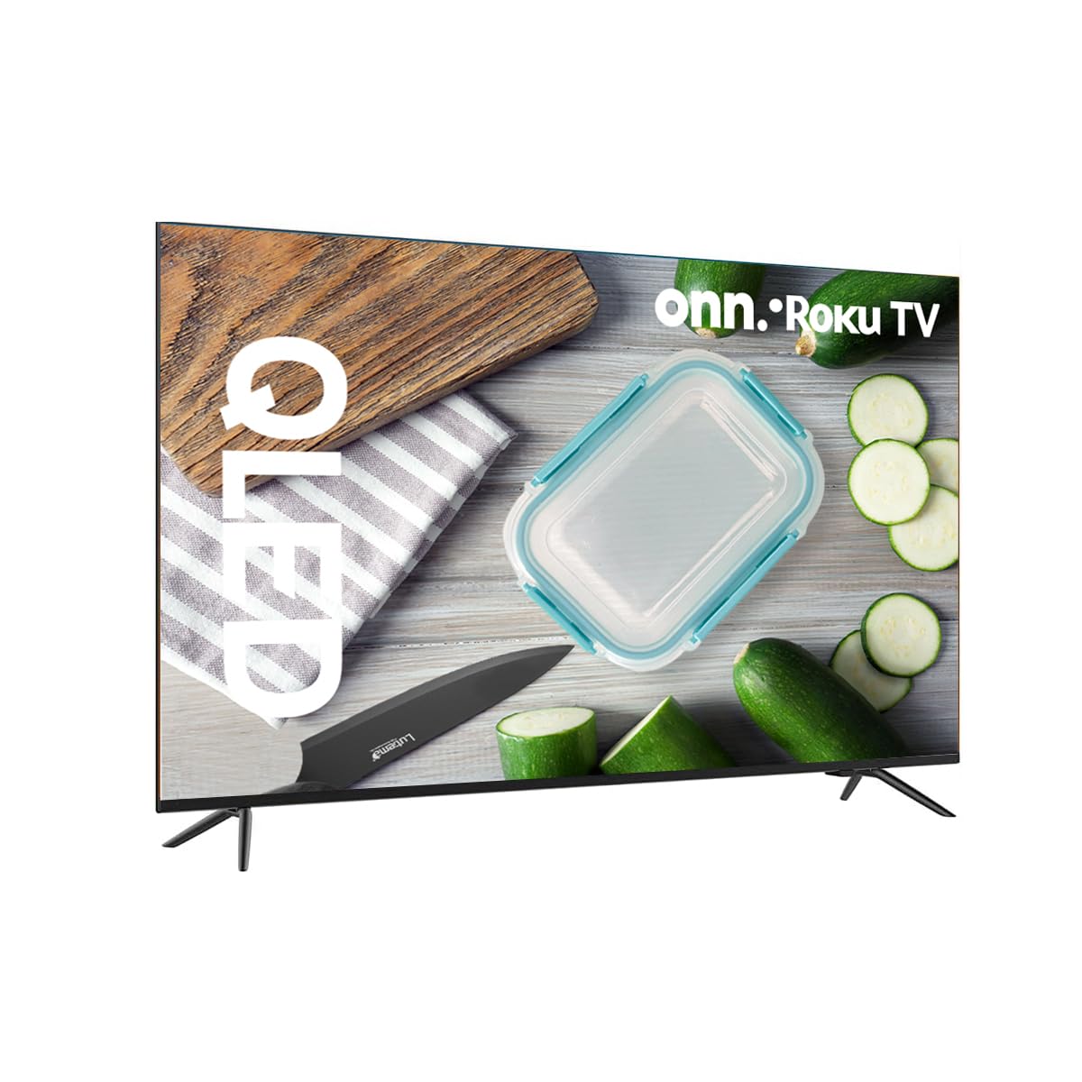 Televisión QLED ONN 75 Pulgadas 4K 2160p Smart Roku HDR Compatible con Alexa y Google Assistant Reacondicionado