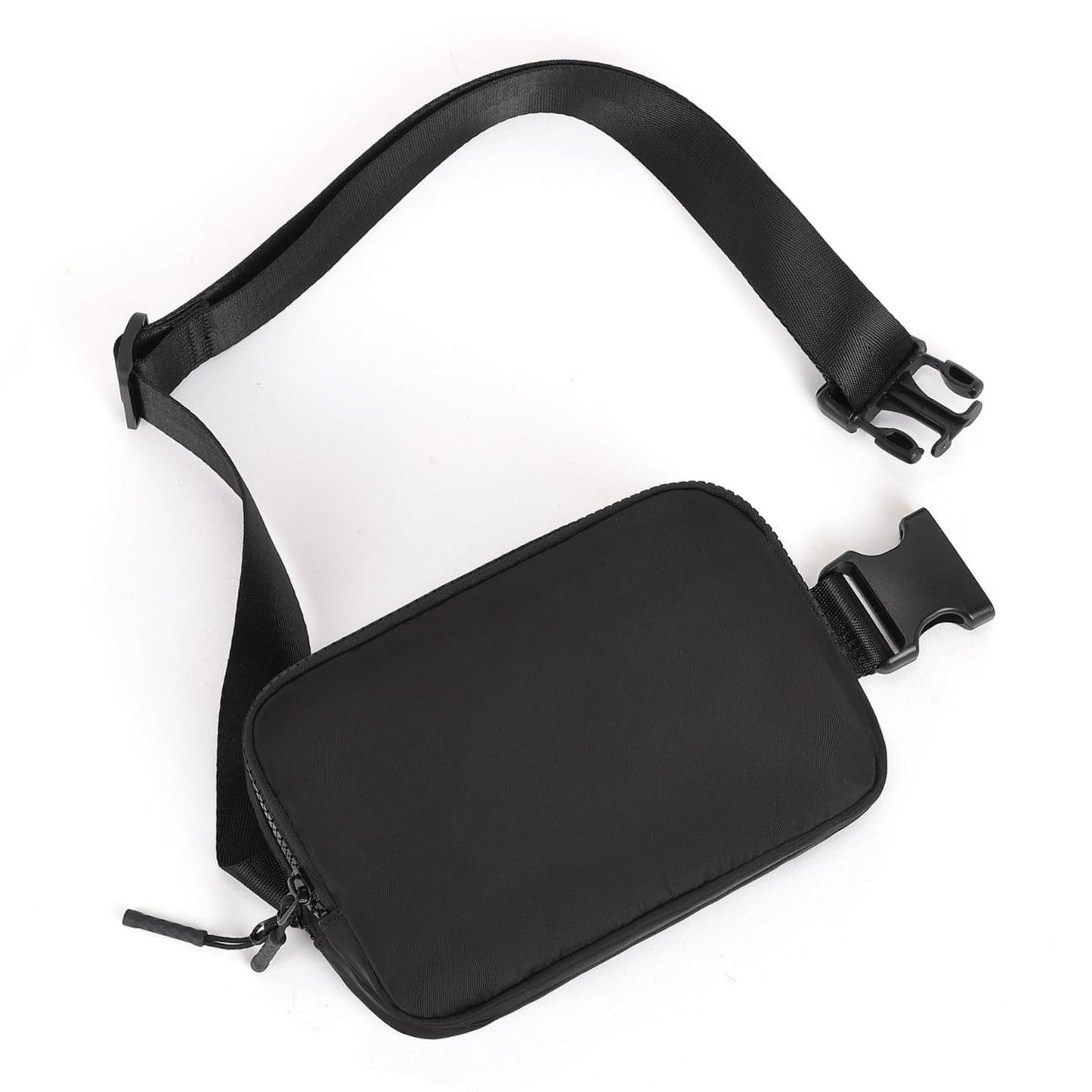 CLUCI - Riñonera pequeña para mujer, bandolera en todas partes de moda, riñonera para mujer con correa ajustable, A1-1 Negro, Pequeño