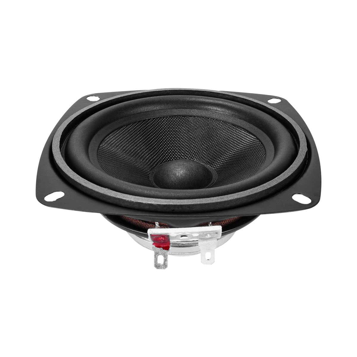 PRV AUDIO 4MR60-NDY-4 PRO - Altavoz de neodimio de rango completo de audio de rango medio - 60 vatios, 4 ohmios - driver compacto y potente para audio del coche - Perfil bajo, sonido de alta fidelidad