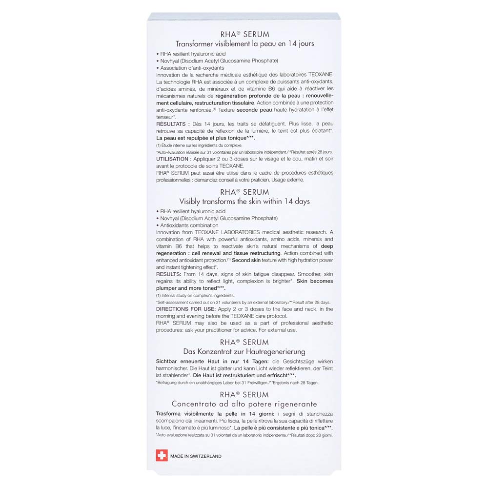 Sérum RHA Teoxane Cosmeceuticals