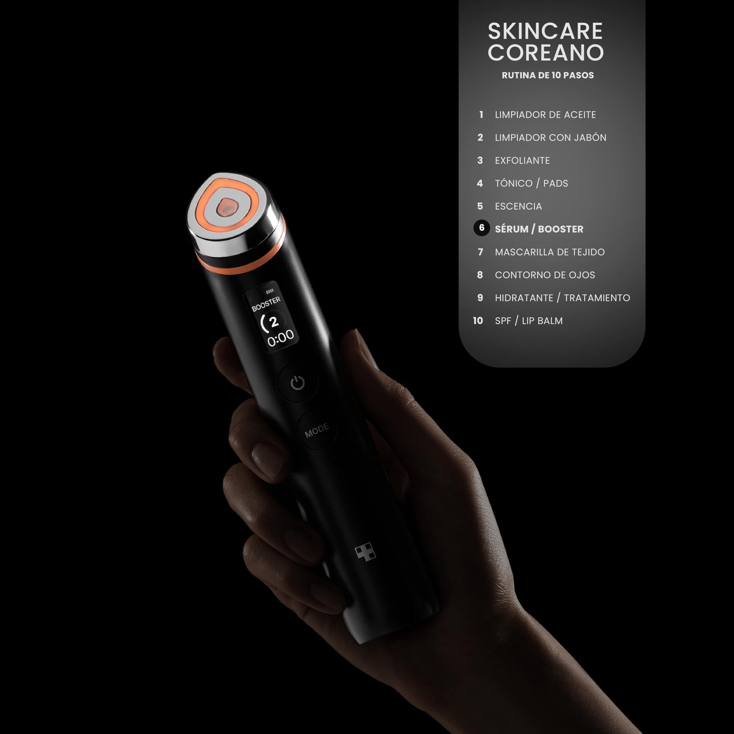 Medicube AGE-R Booster Pro | Dispositivo Facial 6 en 1 con Electroporación, LED y Microcorriente | Mejora Absorción de Skincare, Luminosidad y Elasticidad | Herramienta Profesional en Casa