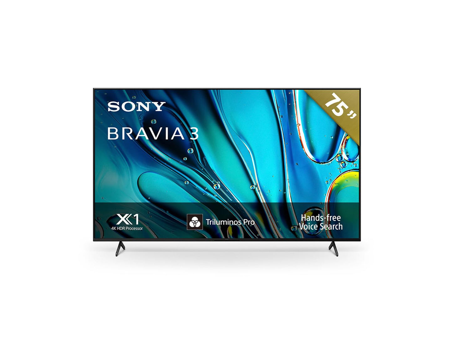 Sony BRAVIA 3 Pantalla 75” 4K HDR Google TV Serie S30