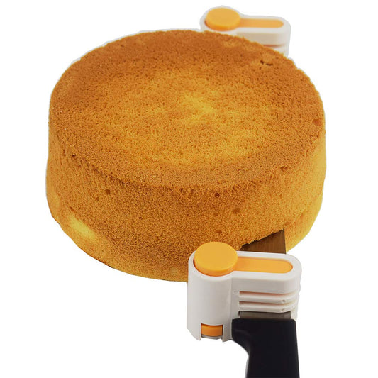 Cortadores de Tartas de 5 Capas Naranja con Nivelador para Rebanadas y Tostadas