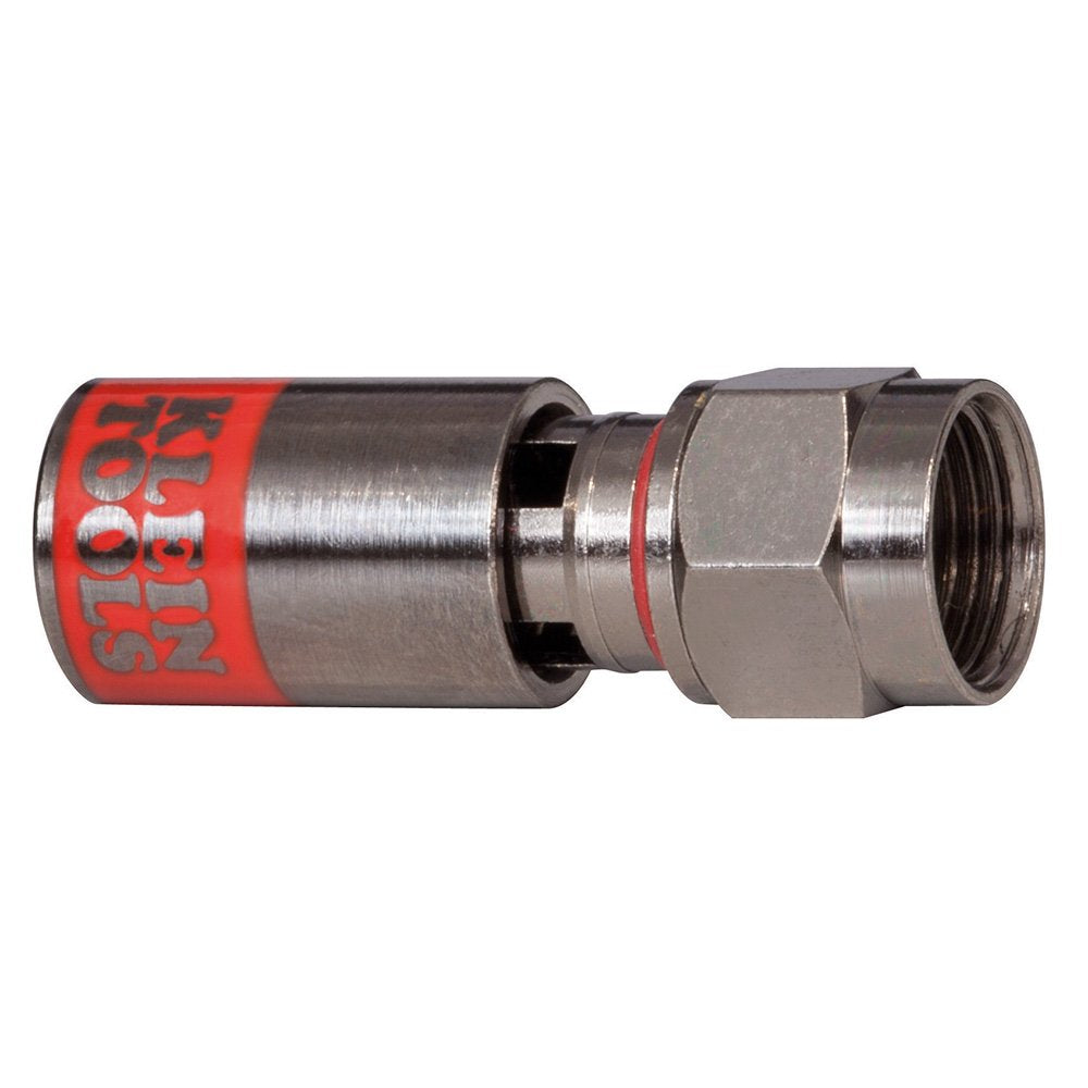 Klein Tools VDV812-615 Conector Compresión Universal F RG59 Paquete con 10 pzas.